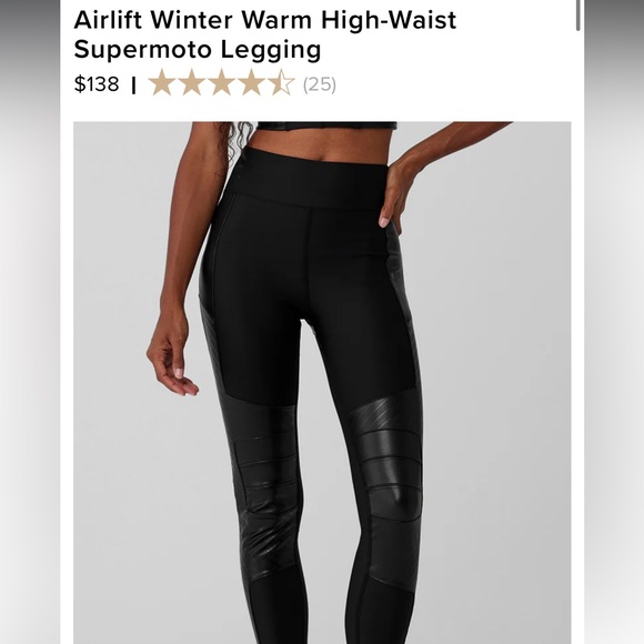 Airlift Winter Warm High-Waist Supermoto Legging NWT - Picture 1 of 9